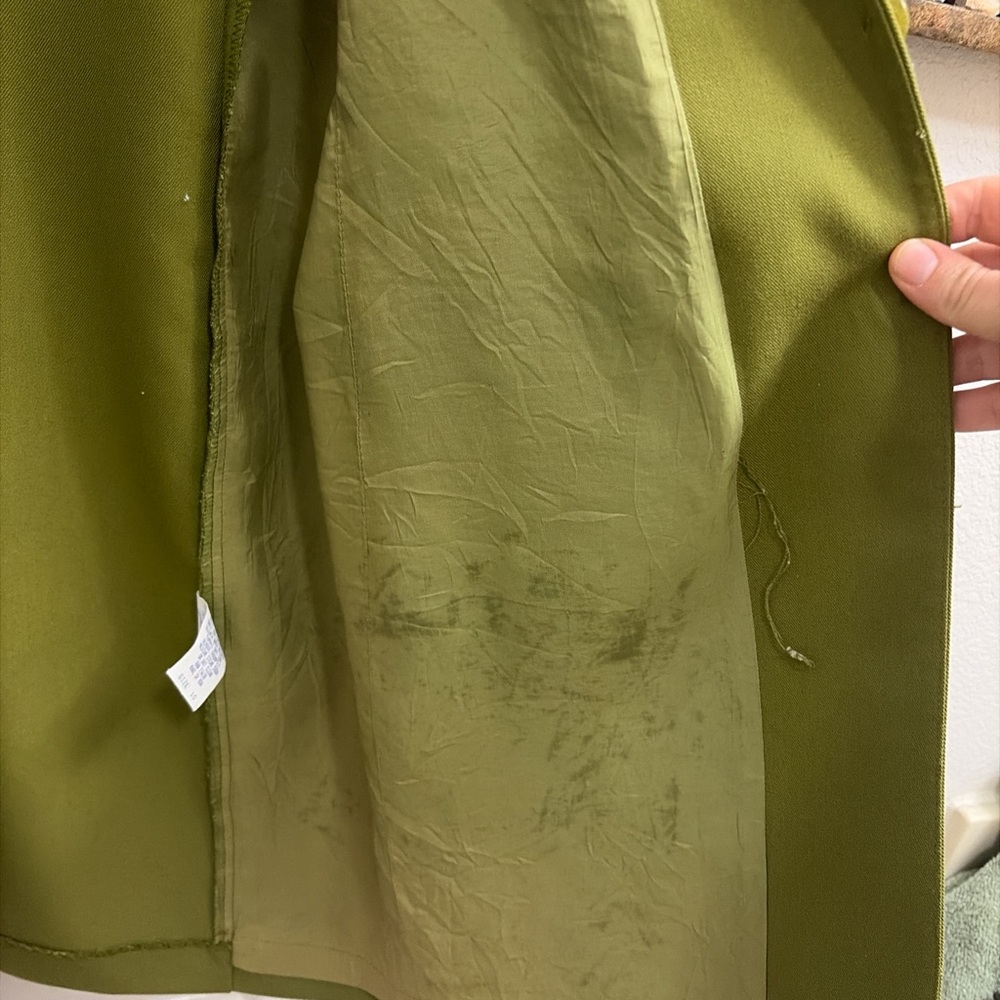 Olive longline blazer - Picture 5 of 6